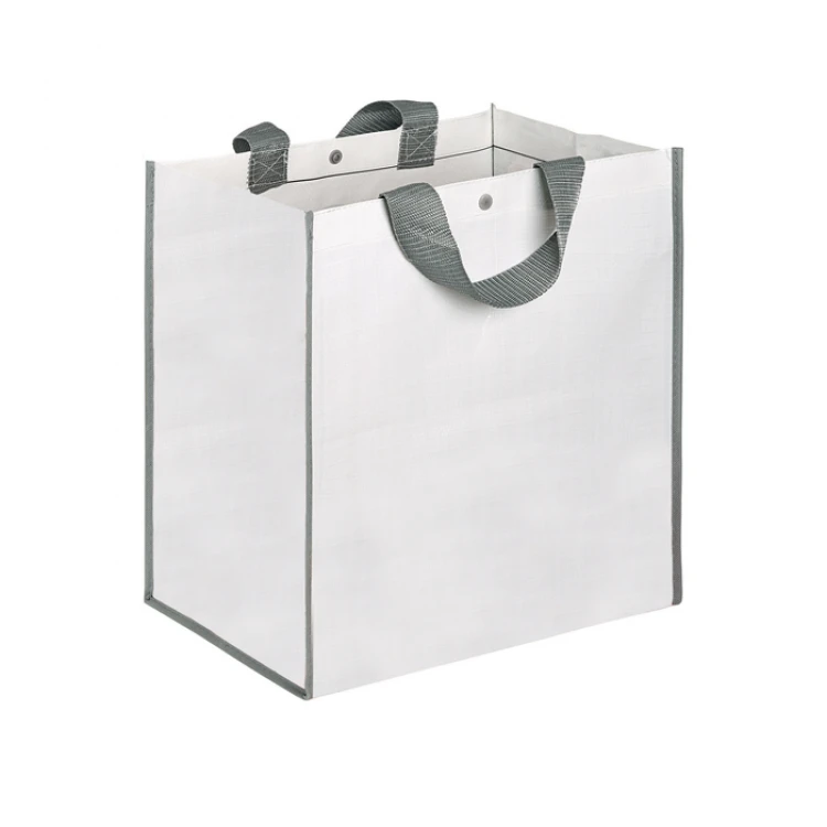 Borsa spesa riutilizzabile con chiusura a bottone, 35x22x34,5