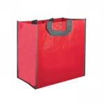 Borsa spesa riutilizzabile con chiusura a bottone, 35x22x34,5