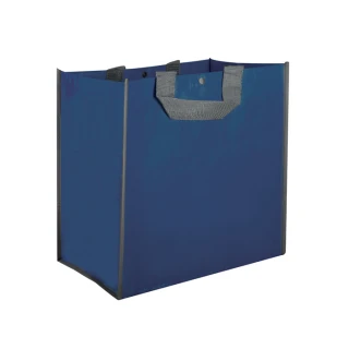 Borsa spesa riutilizzabile con chiusura a bottone, 35x22x34,5