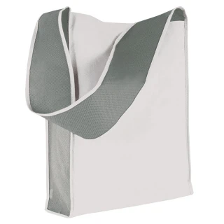 Borsa a tracolla in TNT bicolore