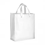 Shopper in TNT ripiegabile con manici corti