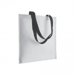 Shopper in TNT con manici colorati a contrasto