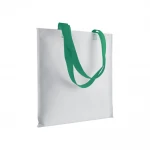Shopper in TNT con manici colorati a contrasto