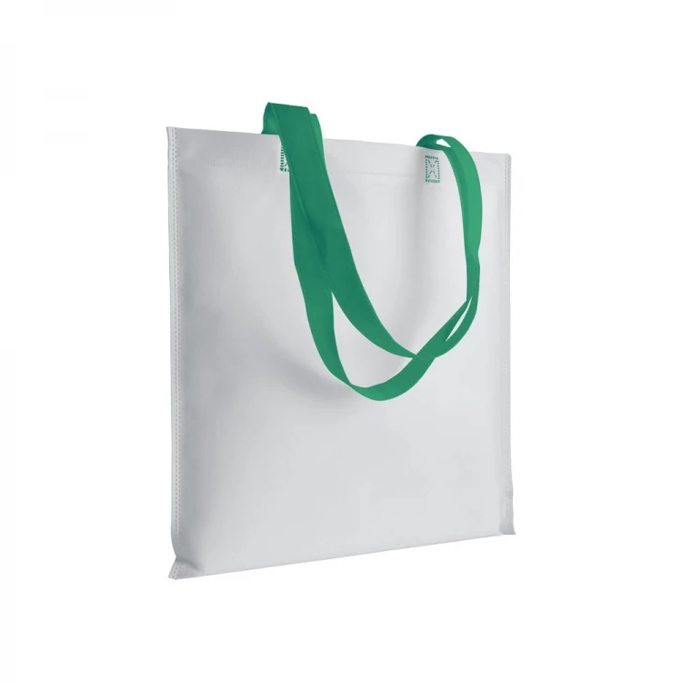 Shopper in TNT con manici colorati a contrasto