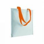 Shopper in TNT con manici colorati a contrasto