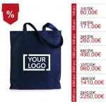Shopper personalizzate in TNT con manici lunghi e stampa a 1 colore