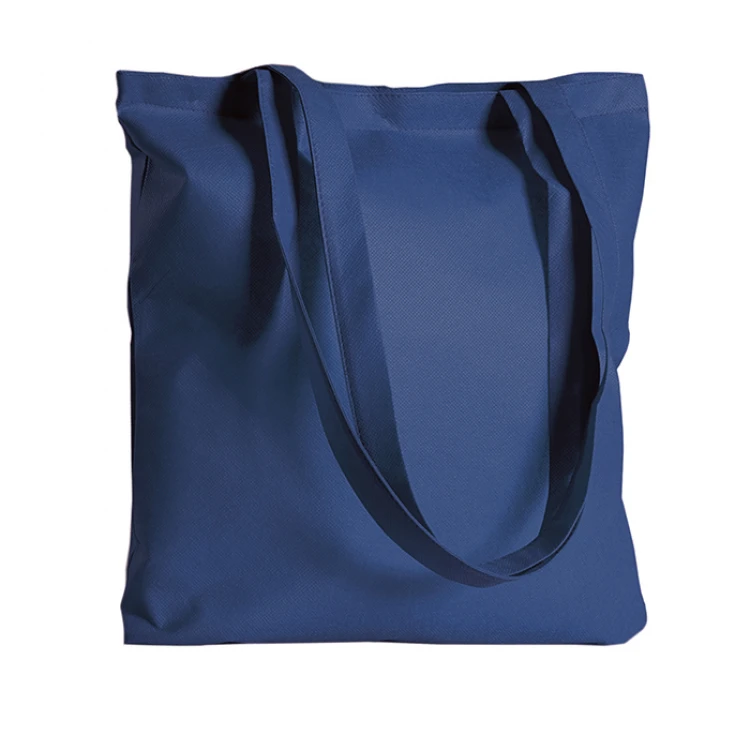 Shopper in TNT con manici lunghi, 80 g/m² 