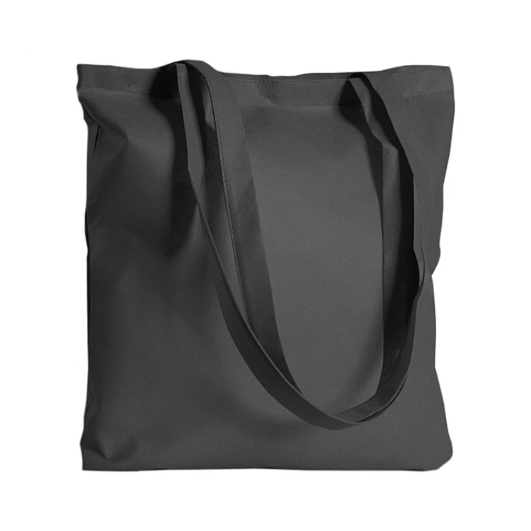 Shopper in TNT con manici lunghi, 80 g/m² 