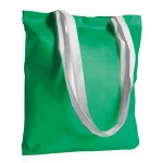 Borsa in TNT con manici a contrasto, 80 g/m²