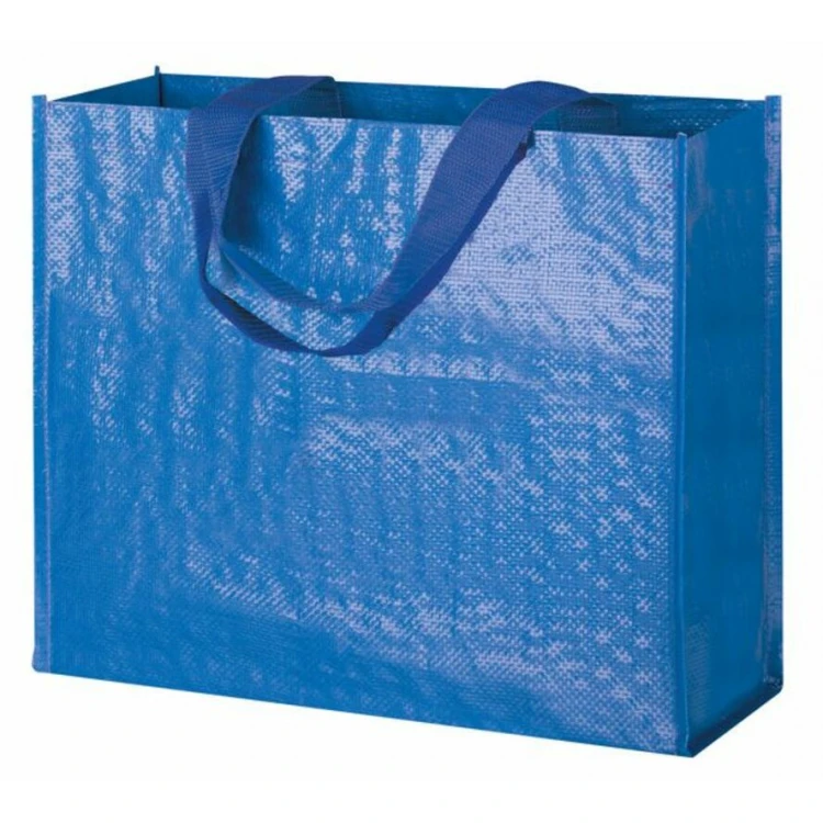 Borsa spesa in polipropilene laminata con manici corti