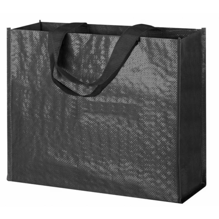 Borsa spesa in polipropilene laminata con manici corti