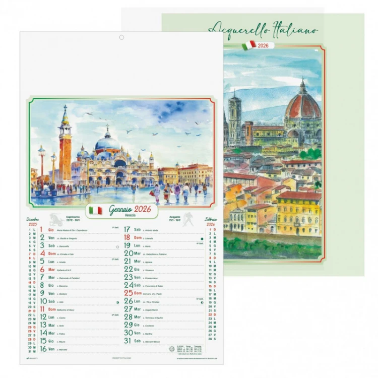Calendario Città D'italia
