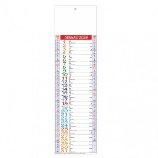 Calendario olandese silhouette in carta patinata