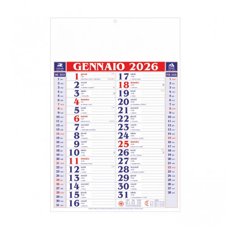 Calendario Olandese “Gigante"