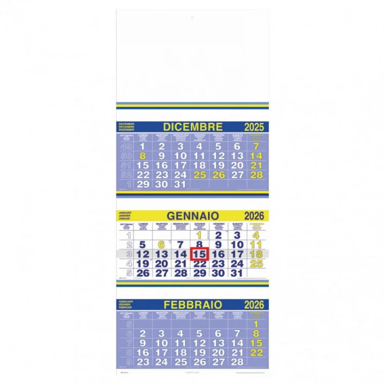 Calendario Trittico