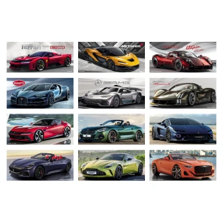 Calendario da tavolo "Auto Sportive"