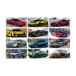 Calendario de escritorio de coches deportivos