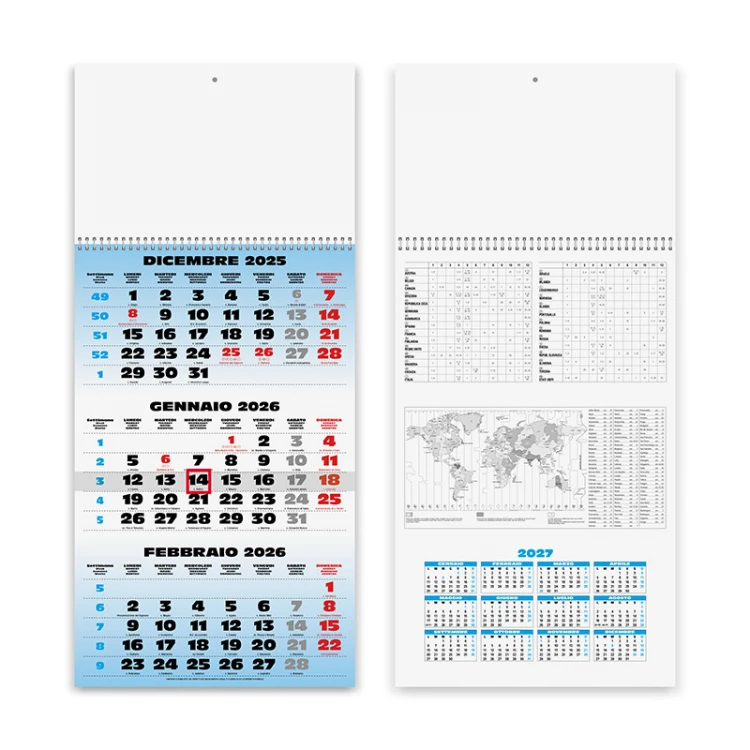 Calendario Trittico