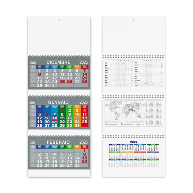 Calendario Spiral color