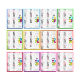 Calendario “Swedish"