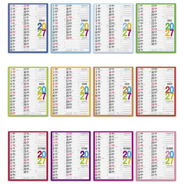 Calendario "Swedish"
