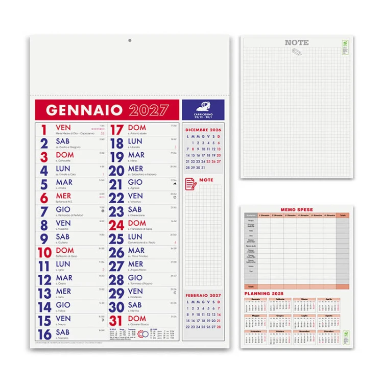 Calendario de pared