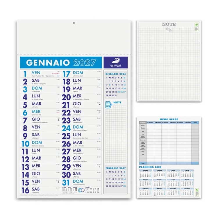 Calendario de pared
