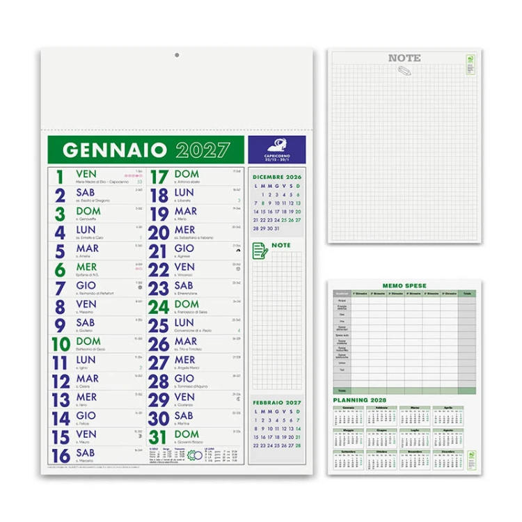 Calendario de pared