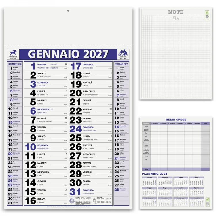 Calendario holandés "Classic Note"