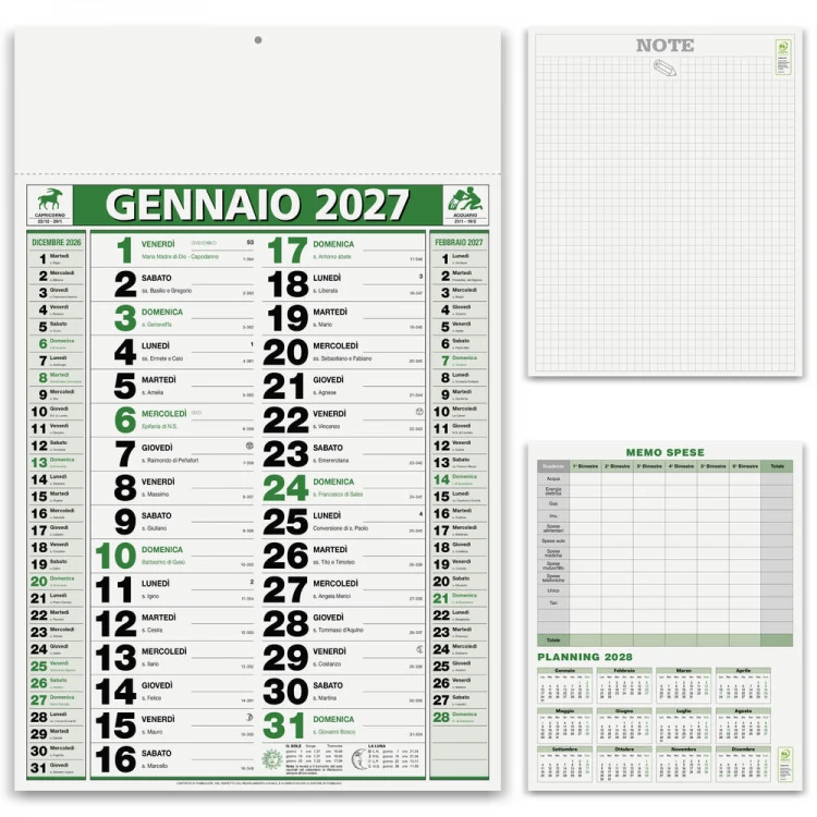 Calendario holandés "Classic Note"