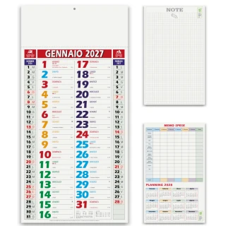 Calendario holandés “Color Shaded"