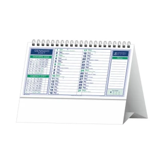 Calendario de escritorio – mes actual, anterior y siguiente