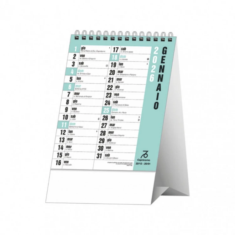 Calendario da Tavolo