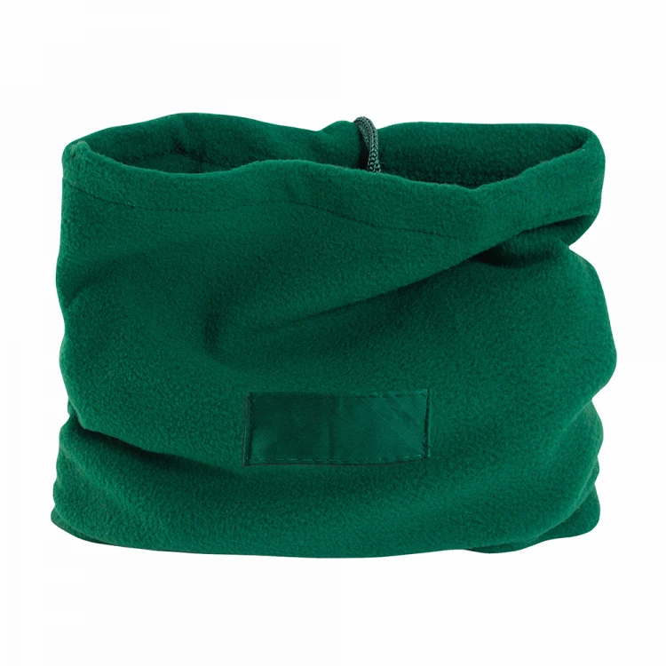 Scaldacollo in pile con cordino ed etichetta