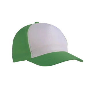 Cappellino bicolore con regolazione a velcro