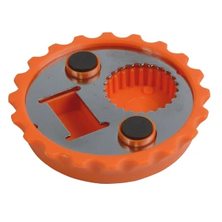 Apribottiglie e svita-tappi calamitato