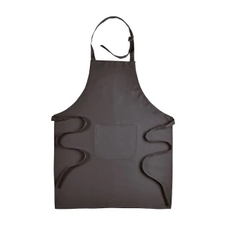 Grembiule lungo con tasca frontale