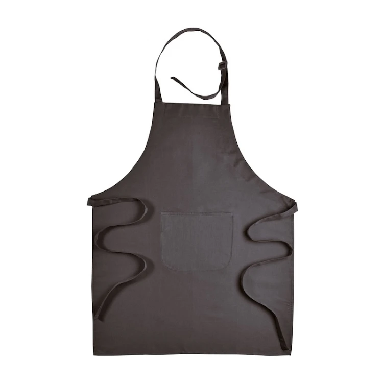 Grembiule lungo con tasca frontale