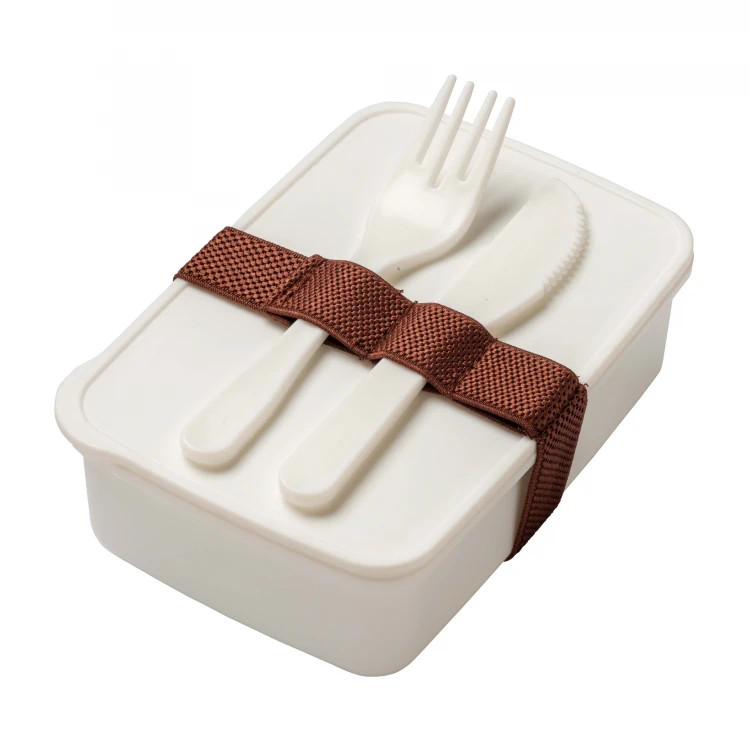 Schiscetta con forchetta e coltello