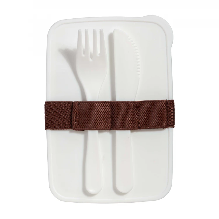 Schiscetta con forchetta e coltello