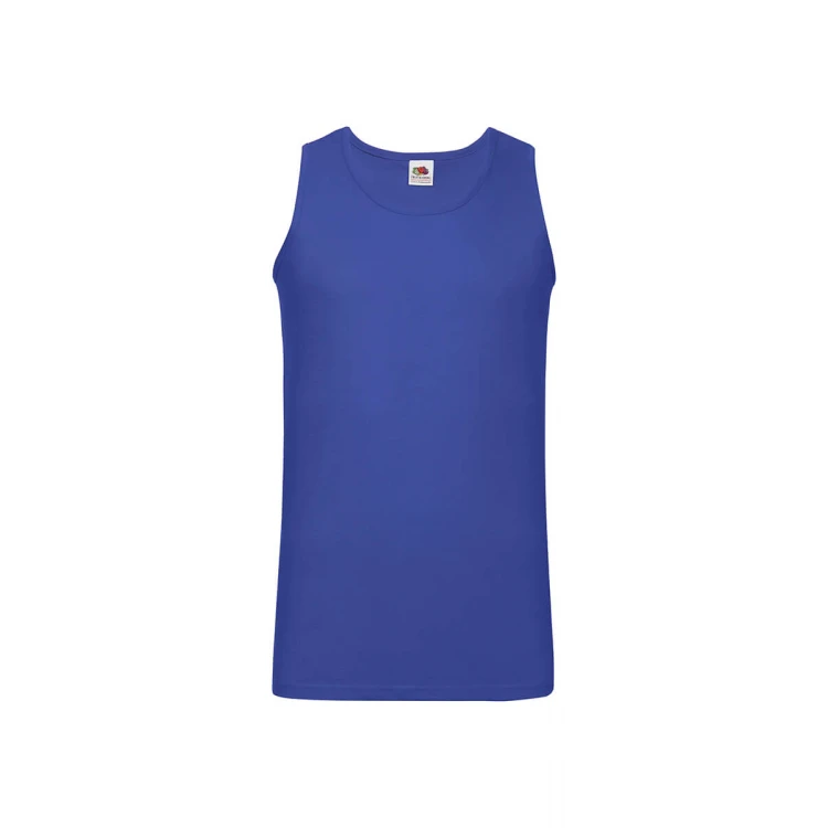 Camiseta sin mangas FRUIT OF THE LOOM Valueweight en algodón para personalizar con logo, vista frontal