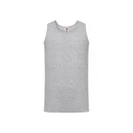 Camiseta sin mangas FRUIT OF THE LOOM Valueweight en algodón para personalizar con logo, vista frontal