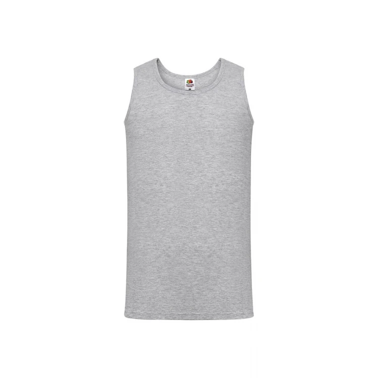 Camiseta sin mangas FRUIT OF THE LOOM Valueweight en algodón para personalizar con logo, vista frontal
