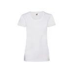 Camiseta mujer FRUIT OF THE LOOM Valueweight corte fruncido algodón, personalizable con logo