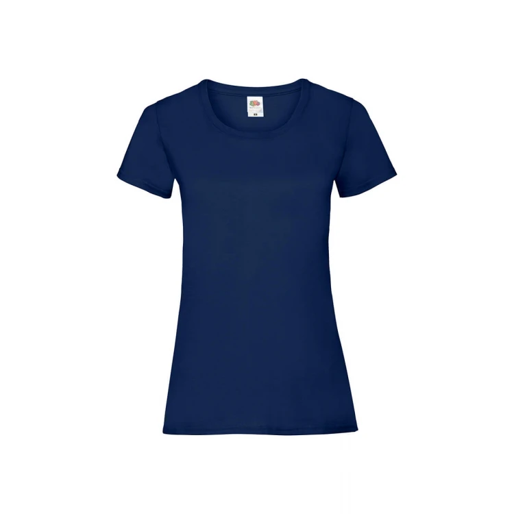 Camiseta mujer FRUIT OF THE LOOM Valueweight corte fruncido algodón, personalizable con logo