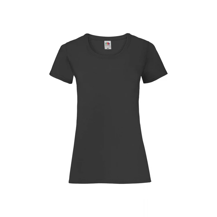 Camiseta mujer FRUIT OF THE LOOM Valueweight corte fruncido algodón, personalizable con logo