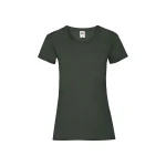 Camiseta mujer FRUIT OF THE LOOM Valueweight corte fruncido algodón, personalizable con logo