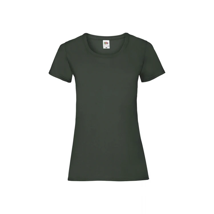Camiseta mujer FRUIT OF THE LOOM Valueweight corte fruncido algodón, personalizable con logo