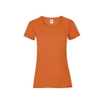 Camiseta mujer FRUIT OF THE LOOM Valueweight corte fruncido algodón, personalizable con logo