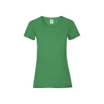 Camiseta mujer FRUIT OF THE LOOM Valueweight corte fruncido algodón, personalizable con logo